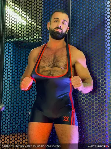 Two Hairy Men Kiss and Fuck Bareback Anally