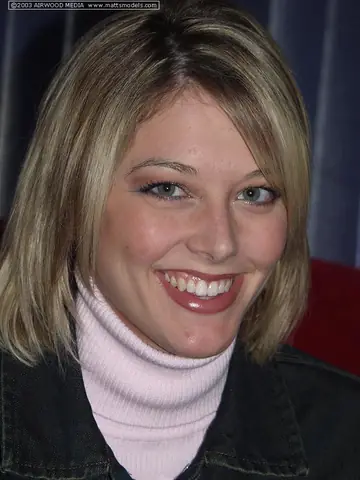 Blonde Amateur Reveals Lingerie Under Turtleneck Sweater