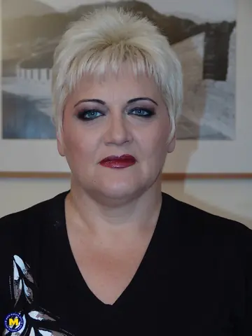 Blonde BBW Takes Two Men in the Bathroom