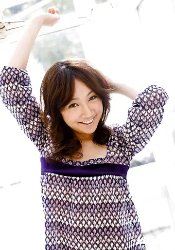 Ryo Akanishi – Japanese Babe with Big Natural Tits Strips Out of Her Dress and Panties