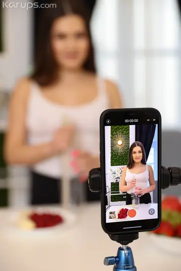 Serina Gomez – Brunette Latina Rides Cock and Kisses Him
