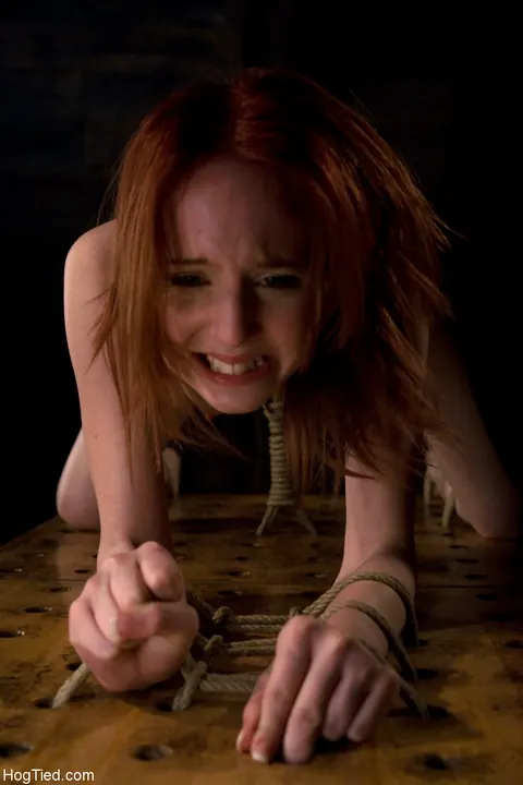 Megan Murray: Pale Redhead PAWG Tied Up and Spreading – photo 16 of 20