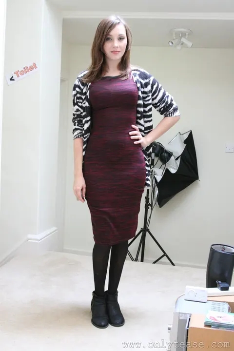 Danielle Wiltshire: Tall European Brunettes Pose in Stockings, Pantyhose, and Leather Yoga Pants – photo 5 of 20