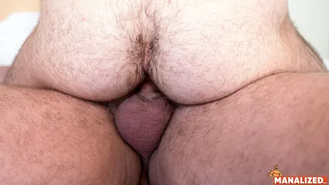 Two Hairy Men Fuck Bareback in Missionary – photo 14 of 20
