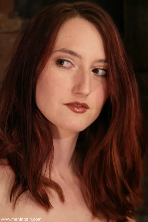 Kendra James: Redhead MILF Dominates Bound Guy and Kisses Him – photo 3 of 16