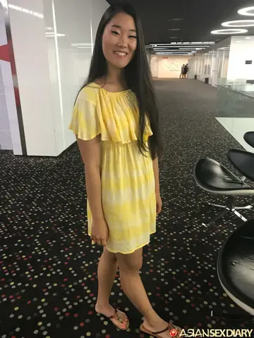 Petite Asian Babe Lifts Her Dress for POV Missionary Sex