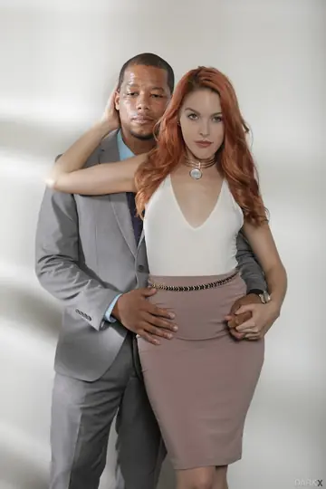 Amarna Miller – Redhead Undresses for Interracial Sex and Kissing