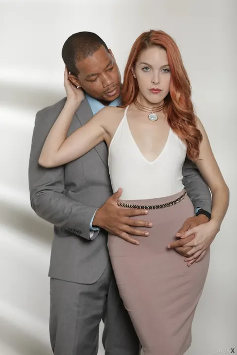 Amarna Miller: Redhead Undresses for Interracial Sex and Kissing – photo 4 of 16