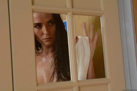 Bianca Breeze: Tall Brunette MILF Gives a Handjob and Takes Anal in the Sauna – photo 2 of 21
