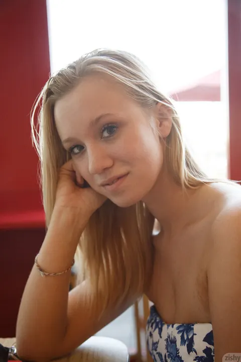 Arya Fae: Two Blondes in Skirts and Glasses Have Lesbian Sex Outdoors – photo 3 of 11