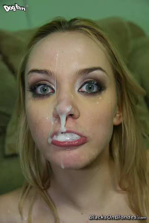 Annette Schwarz: Tall Blonde MILF Takes Multiple BBC Facials in Group Sex – photo 20 of 21