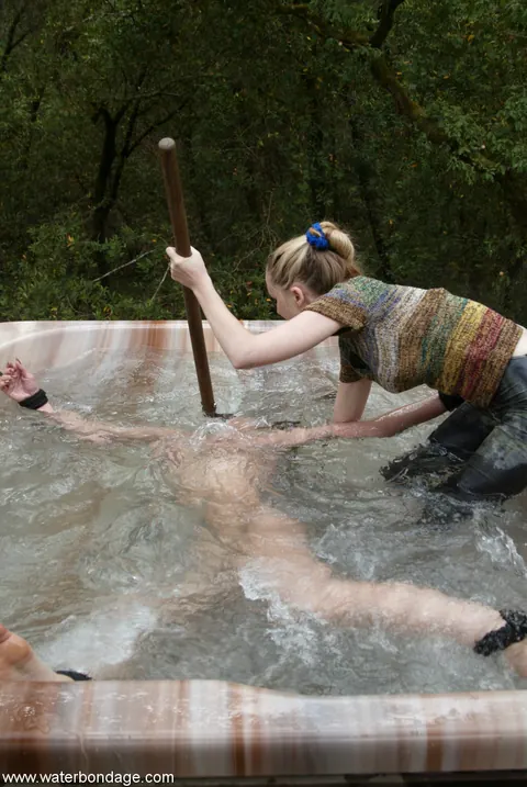 Brooke Bound & Chanta Rose: Two Brunettes Bound in Water Bondage – photo 5 of 21