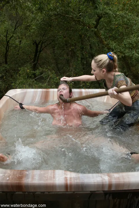 Brooke Bound & Chanta Rose: Two Brunettes Bound in Water Bondage – photo 6 of 21