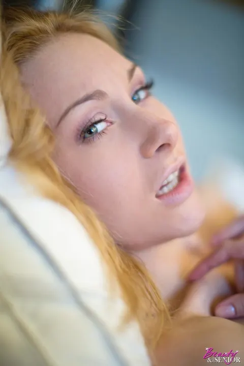 Alice Marshall: Blonde Sucks and Fucks Her Older Partner – photo 7 of 17