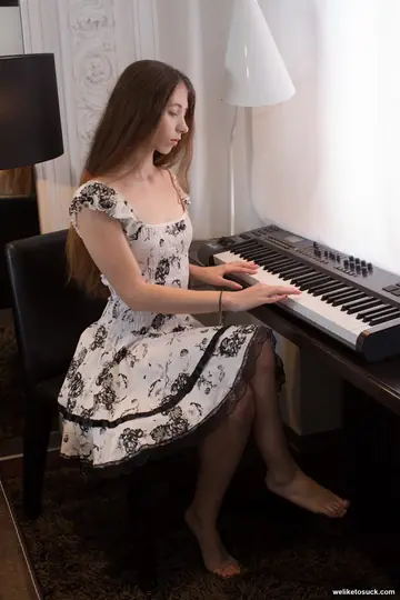 Stephanie Moon – Slim Russian Brunette Strips Out of Her Dress for Anal and a Creampie