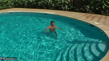 Sweet Susi – Busty Blonde MILF Gets Fucked in the Pool Wearing Sunglasses