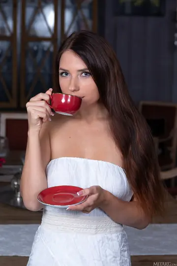 Niemira – Slim Ukrainian Brunette Undresses and Spreads Her Pussy
