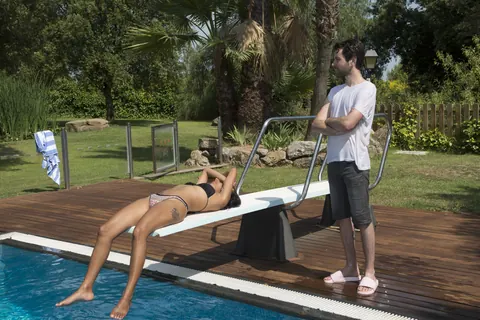 Julia Roca: Petite Asian Brunette with Big Tits Masturbates by the Pool – photo 4 of 20