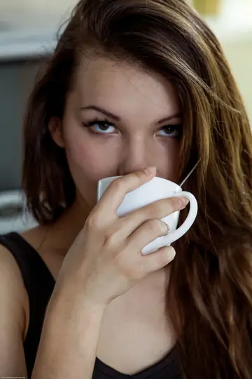 Iva Rogned – Hairy Brunette Flaunts Her Big Ass and Spreads on the Kitchen Floor