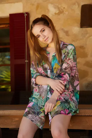 Polish Redhead Shows Off Her Big Tits in Heels