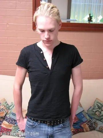 Blonde Man Strokes His Cock and Fucks Himself with a Dildo