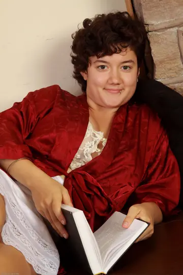 Busty Chubby Woman in Panties Spreads Her Hairy Pussy