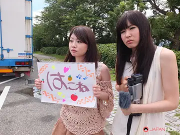 Jyuri Ayase – Petite Japanese Brunettes Share a Blowjob and Handjob in the Van