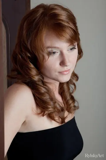European Redhead MILF Lifts Her Dress and Spreads Her Pussy