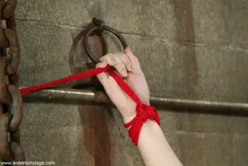 Chanta Rose – Short-Haired Blonde in Bondage Gets Her Hairy Pussy Licked