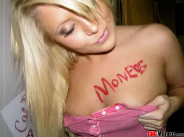 Blonde PAWG Pushes Down Her Shorts and Spreads Her Pussy Nude