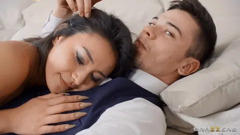 Rae Lil Black: Asian Babe in Stockings Rides a Black Guy – photo 20 of 20