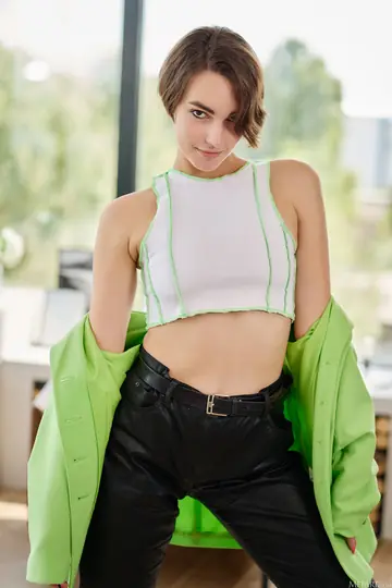 Erika Luchini – Ukrainian Brunette with Small Natural Tits Undresses and Poses Nude
