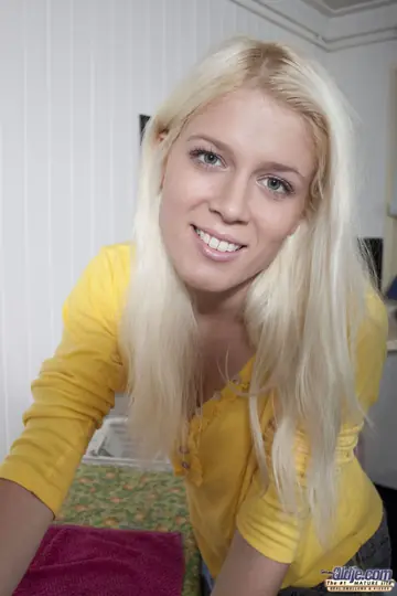 Sweet Cat – Blonde in Socks Sucks and Fucks an Older Man