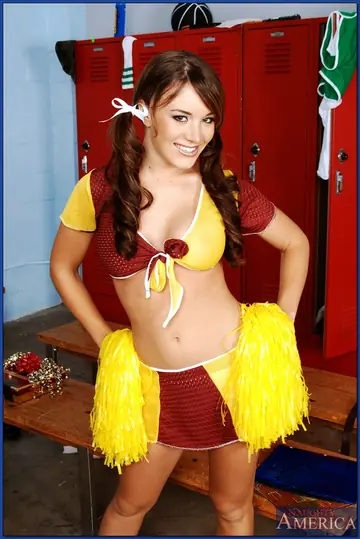 Jaclyn Case – Busty Brunette in Uniform Rides a Massive Cock Cowgirl
