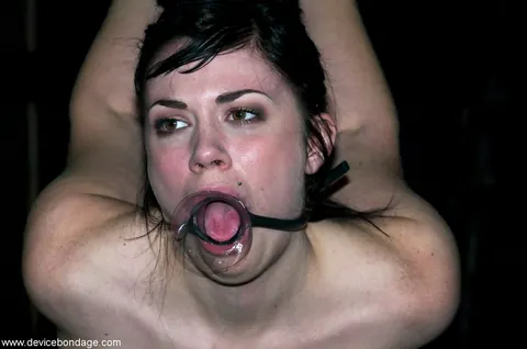 Andy San Dimas: Thick Brunette Bound and Ball-Gagged Takes a Dildo – photo 4 of 21