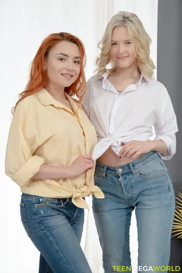 Lolla Elfie – Blonde Bride and Redhead Share Anal Threesome with a Man