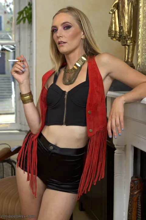 Cherry Torn: Blonde MILF and Slim Woman Show Their Tits in Shorts – photo 7 of 14