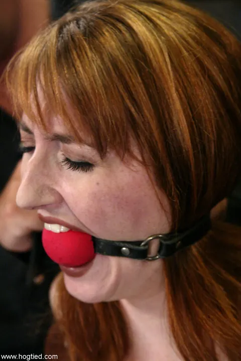 Kendra James: Redhead MILF Hogtied in Bondage Restraints – photo 10 of 21