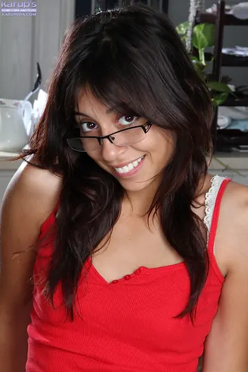Luna Monroe – Skinny Latina Strips Out of Her Lingerie and Shorts to Spread Her Ass