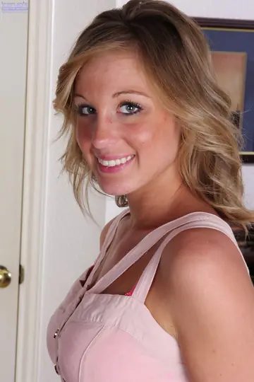 Mature Blonde MILF Strips Out of Her Skirt and Spreads