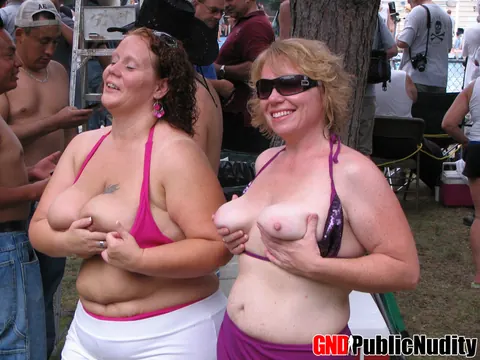 Amateur BBW Strips and Spreads Outdoors – photo 3 of 12