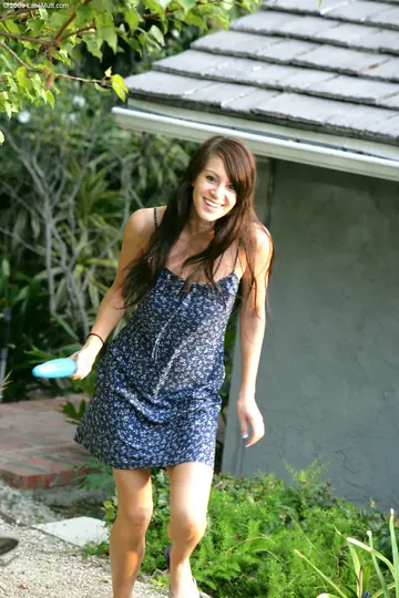Talia Shepard – Busty Brunette Strips Off Her Skirt and Masturbates with a Dildo in Panties