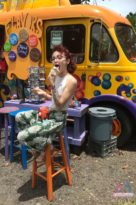 Lola Fae: Petite Redhead in Glasses Poses Nude Outdoors – photo 19 of 21