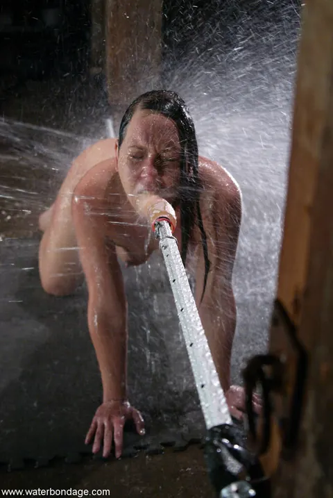 Julie Knight: Tattooed Brunette MILF Endures Water Bondage – photo 20 of 21