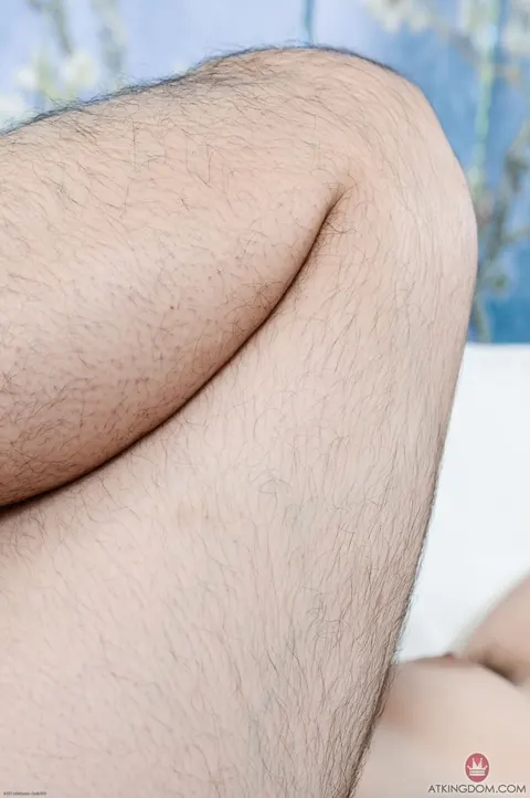 Thick Brunette with Big Tits Spreads Her Hairy Pussy Outdoors – photo 9 of 21