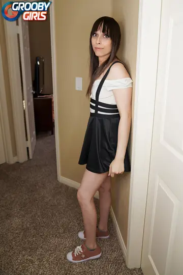 Trans Woman Pulls Aside Her Panties and Spreads Her Ass