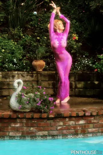 Blonde MILF with Big Tits Strips Out of Her Dress Outdoors