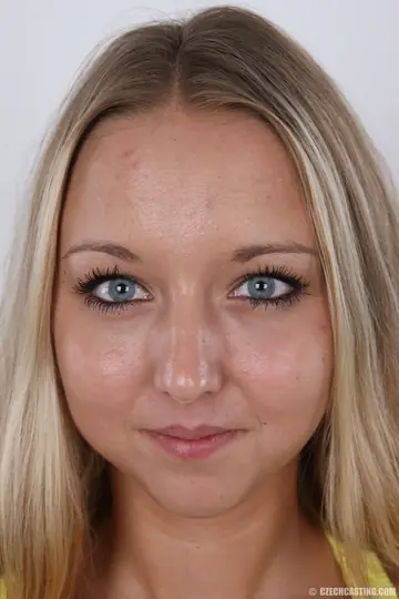 Blonde Czech Babe Strips Out of Her Jeans and Lingerie in First Shoot
