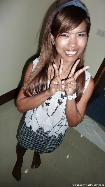 Thai in a Skirt Sucks and Fucks for a Cumshot