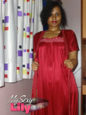 Lily Singh – Indian Brunette Frees Her Natural Tits from Lingerie and Pinches Her Nipples